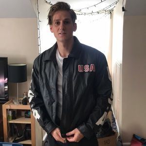 *SOLD* Black 100% leather jacket